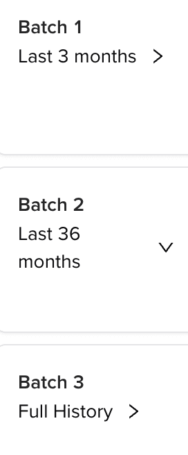 Data Sync Config Batching