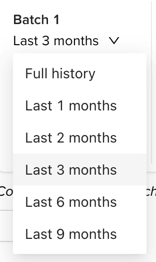 Data Sync Batchtime Config